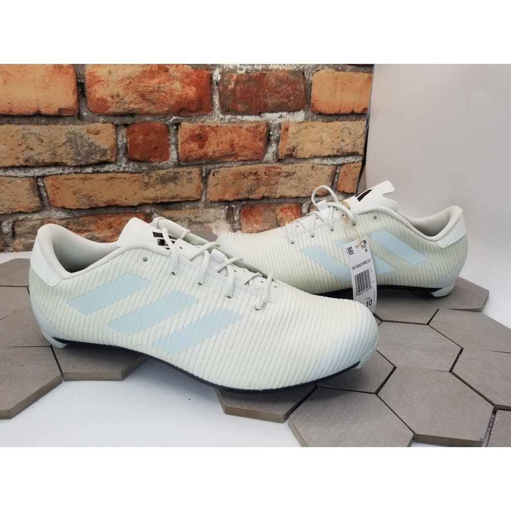 Adidas The Road Shoe 2.0 Cycling Shoes White Mint Women Sz 10 Men Sz 9 IG5484